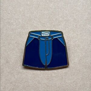 “Vote the Assholes Out” Patagonia Stand Up Shorts Enamel Pin